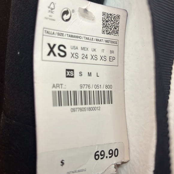 New with tags Zara Black dress Size XS - Picture 5 of 7